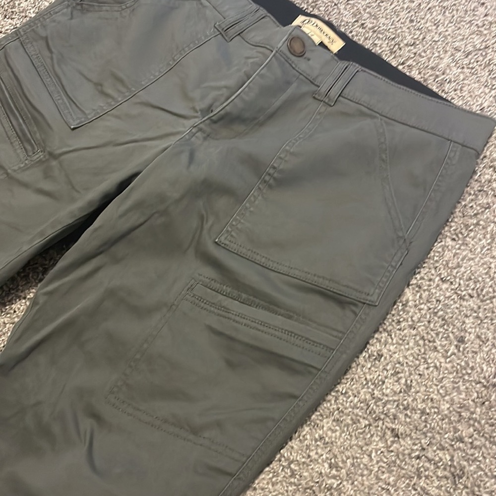 Democracy Gray/Olive Green Pants - Picture 2 of 6